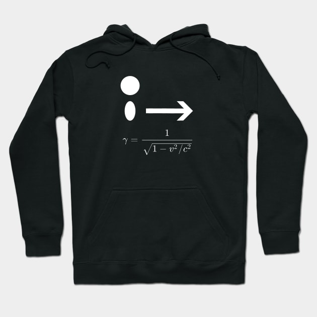 Relativistic Lorentz Factor Hoodie by Silentrebel